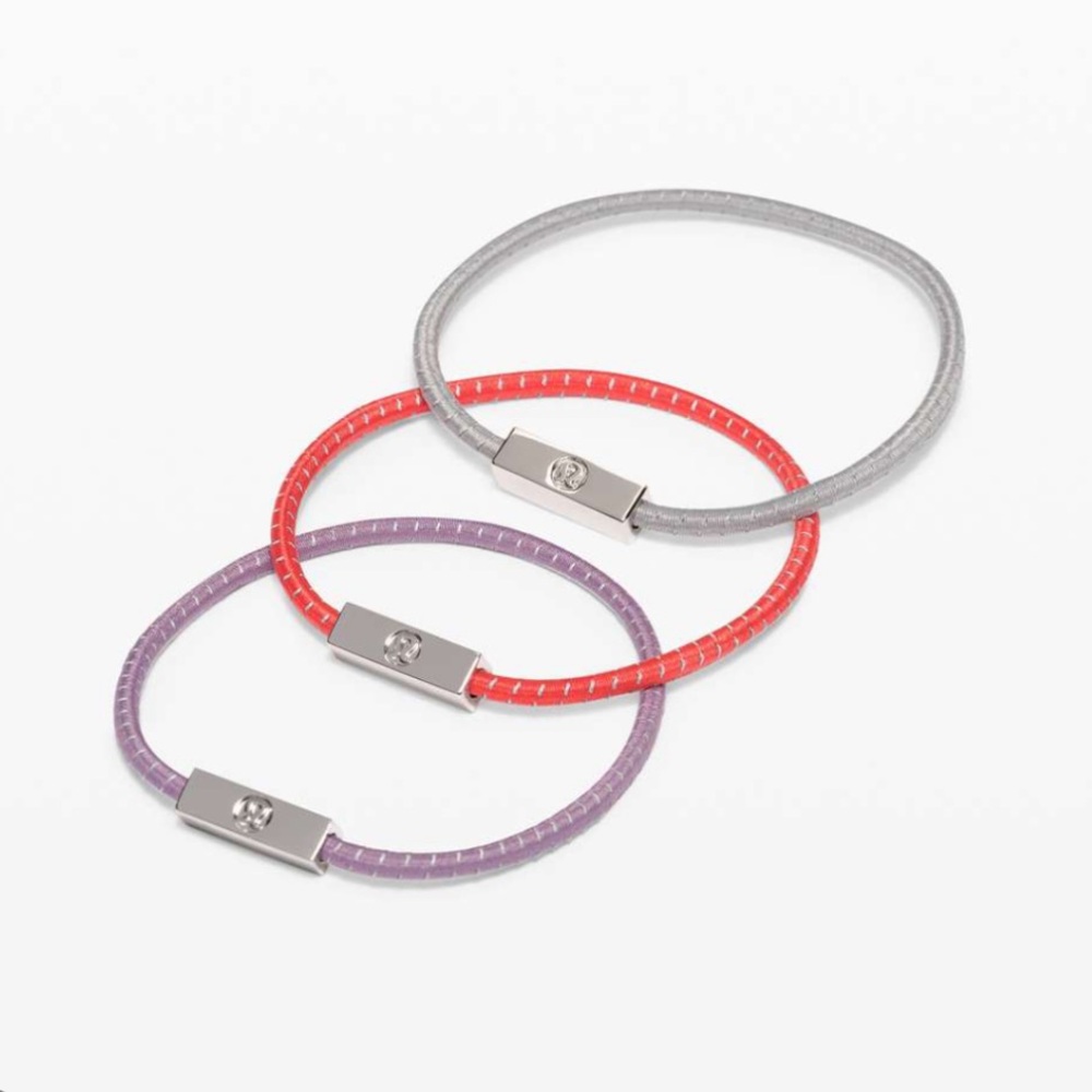 lululemon athletica Hair Ties - Gray, Red, Purple